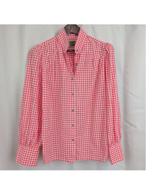 Ladies' Vintage Frontier Classic Gingham Cowgirl Shirt M